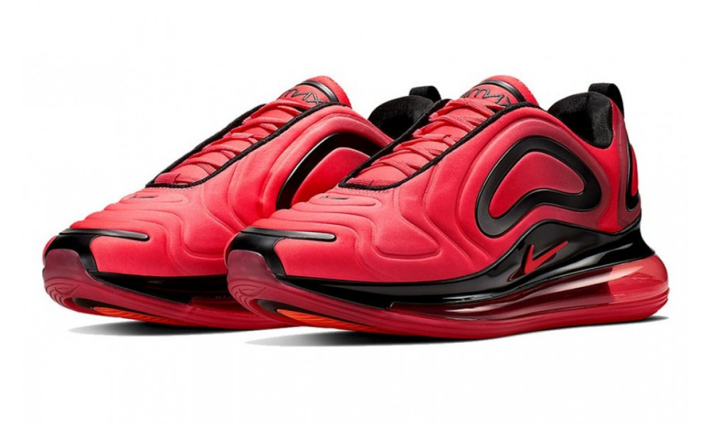 Nike air max 720 shop men's black and red